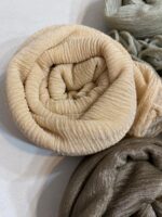Champagne Beige Sheer Scarf - Image 2