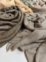 Deep Brown Sheer Scarf - Image 4