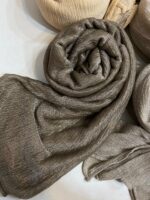 Deep Brown Sheer Scarf - Image 2