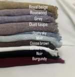 Royal Beige Ruffled Cotton