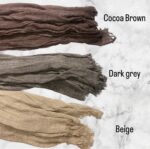 Beige Marble Ruffled Cotton - Image 4