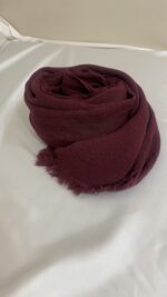 Burgundy Ruffled Cotton - Image 3