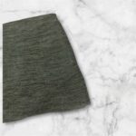 Green Olive Ruffled Cotton - Image 2