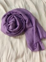 Dusty Purple Cotton Crinkle