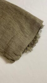 Light Olive Ruffled Cotton - Image 5