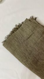 Light Olive Ruffled Cotton - Image 6