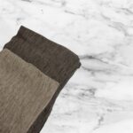 Dark Brown taupe Ruffled