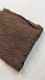 Mocha Caffe Ruffled Cotton