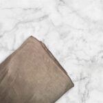 Stone Beige Cotton 2-Piece Lycra Set - Image 3