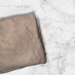 Stone Beige Cotton 2-Piece Lycra Set