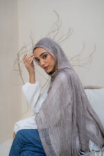 Grey Mist Messy Chiffon - Image 2