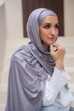 Grey Cotton 2-Piece Lycra Set - Image 2