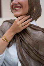 Brown Messy Chiffon - Image 5