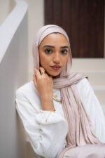 Beige Blush Cotton 2-Piece Lycra Set - Image 3