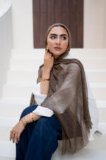 Brown Messy Chiffon - Image 3