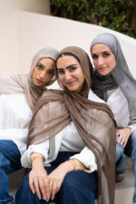 Dark Grey Messy Chiffon - Image 4