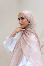 Soft Blush Messy Chiffon