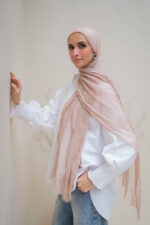 Soft Blush Messy Chiffon - Image 3