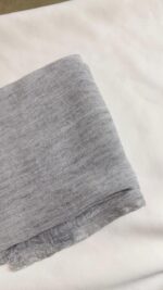 Light Grey Ruffled Cotton - Image 4