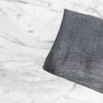 Slate grey Messy Chiffon