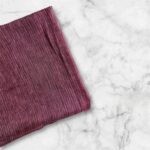 Burgundy Messy Chiffon