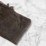 Dark Brown Messy Chiffon - Image 2