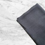 Dark grey Linen scarf - Image 2