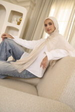 Cream Messy Chiffon - Image 2