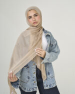 Beige Linen scarf