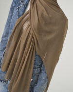 Olive Linen scarf - Image 4
