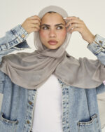 Grey Linen scarf