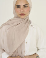 Mink beige Linen scarf